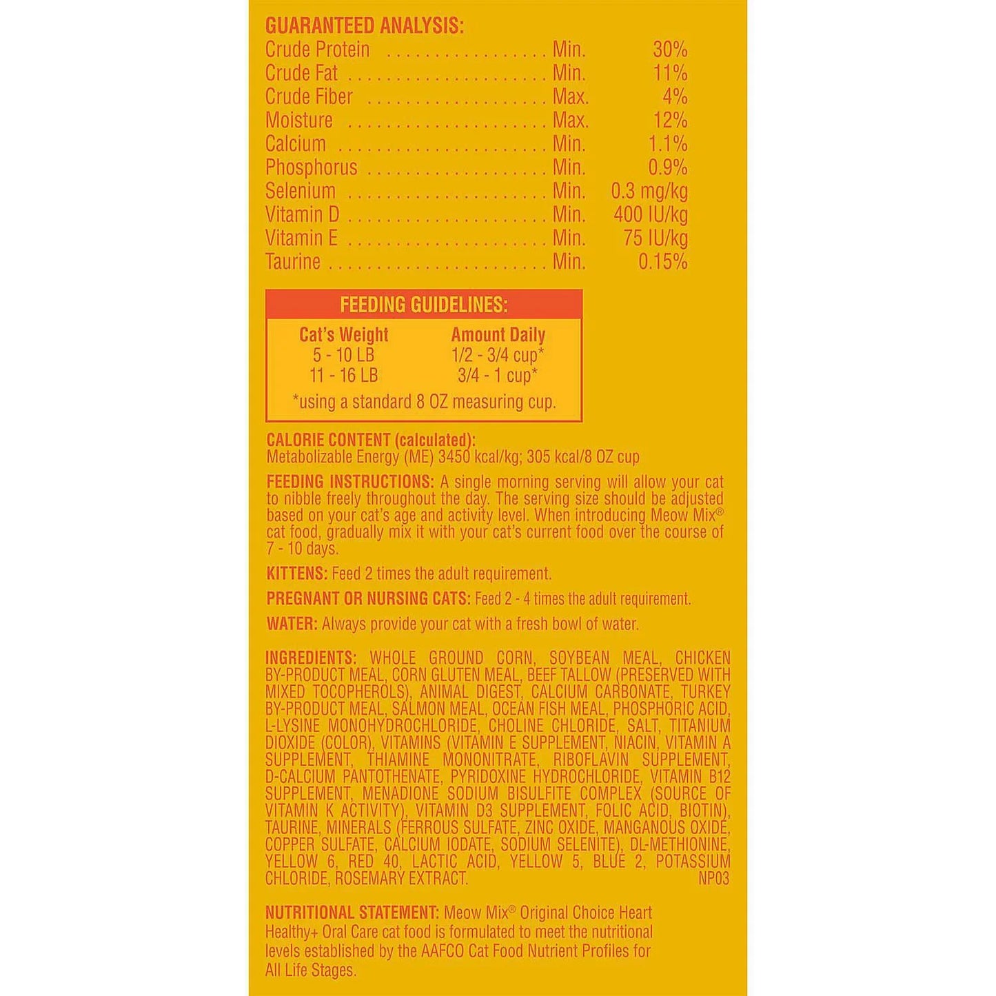 Meow Mix Original Choice Dry Cat Food, Formula (32 Pounds)