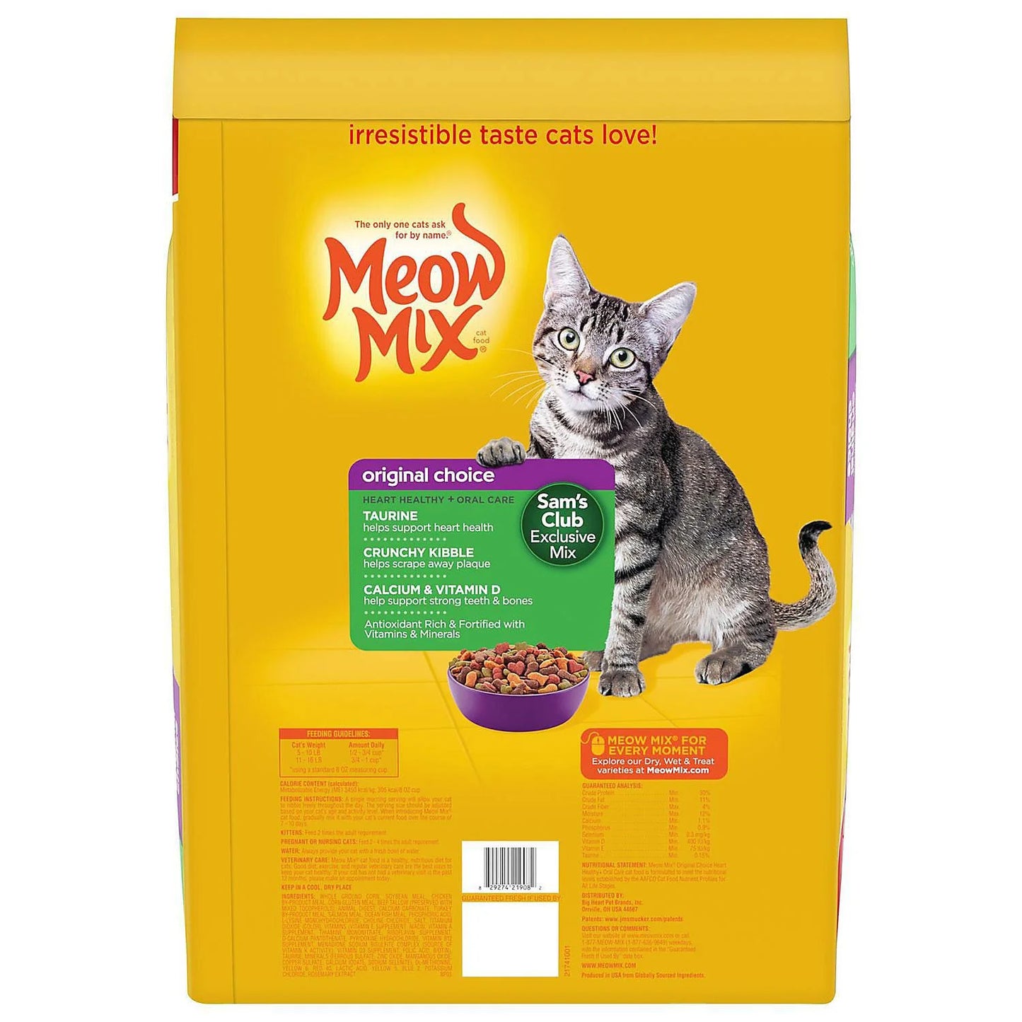 Meow Mix Original Choice Dry Cat Food, Formula (32 Pounds)